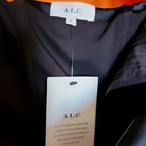 NWT A.L.C. Strapless Black Nata Dress (Size 4)